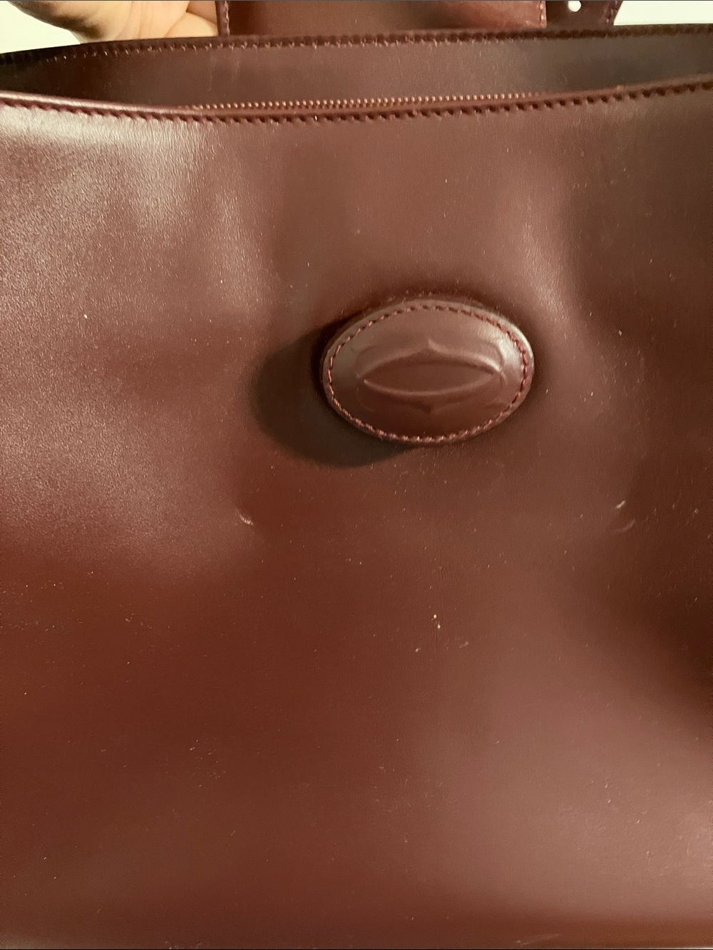 Cartier Burgundy Crossbody Bag - Picture 4 of 11
